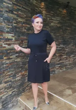 Rochie US4MZ3251 neagra Mizar 38 imagine