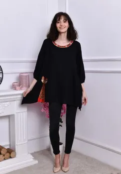 Bluza Asimetrica Neagra imagine