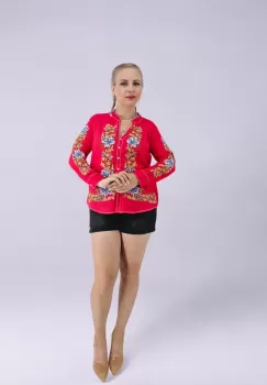 Bluza cu broderie Elisha imagine