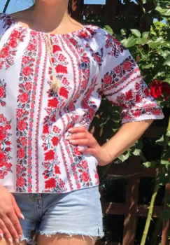 Bluza stilizata cu motive traditionale Daniela 10 imagine