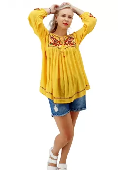 Bluza stilizata traditional Olivia 4 imagine