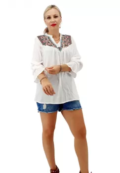 Bluza stilizata traditional Olivia 5 imagine