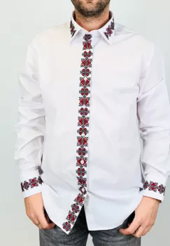 Camasa barbateasca brodata - Model II imagine