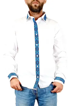 Camasa barbateasca brodata - Model IV imagine