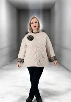 Geaca dama cu accesoriu Mihaela 3 imagine