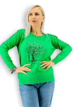 Pulover Dama - Copacelul Vesel imagine