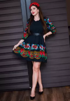 Rochie Amary Flowers Midi imagine