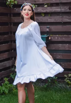 Rochie Babydoll White Mariah imagine