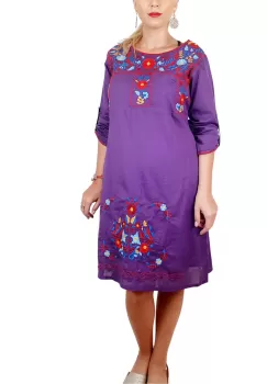 Rochie cu broderie - Emilia 9 imagine