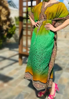 Rochie cu maneci stil fluture Mariana 11 imagine