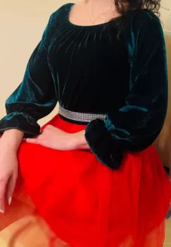 Rochie cu tematica de sarbatoare Steluta 2 imagine