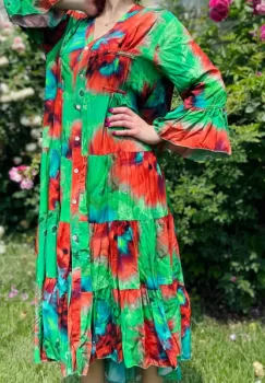 Rochie de vara midi Ella 2 imagine