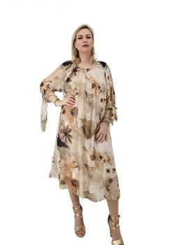 Rochie dreapta din matase Mariana 16 imagine