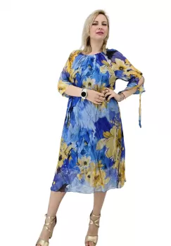 Rochie dreapta din matase Mariana 17 imagine