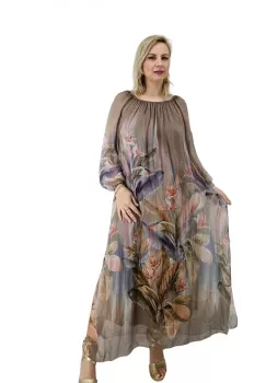 Rochie dreapta din matase Mariana 18 imagine