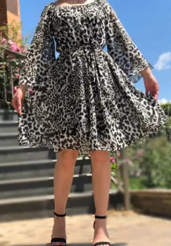 Rochie eleganta Animal Print Mioara 30 imagine