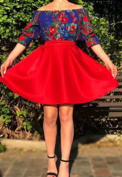 Rochie eleganta Bujori 2 imagine