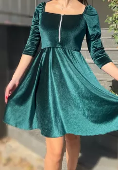 Rochie eleganta din catifea Ecaterina imagine