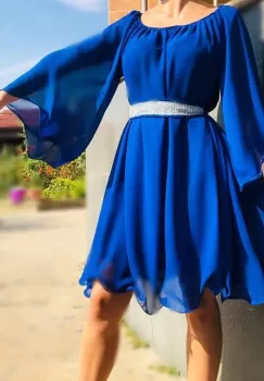 Rochie eleganta din voal Mioara imagine