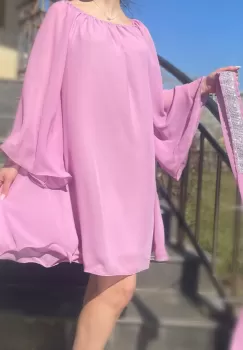 Rochie eleganta din voal Mioara 26 imagine