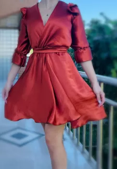 Rochie eleganta scurta Carmen 3 imagine