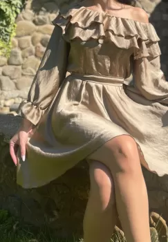 Rochie eleganta scurta Carmen 4 imagine