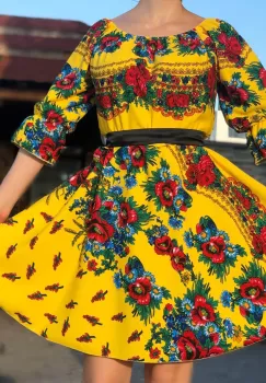 Rochie Gipsy Galbena imagine