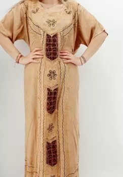 Rochie Lunga Brodata Miuta 56 imagine