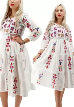 Rochie Traditionala Cristina 9 imagine