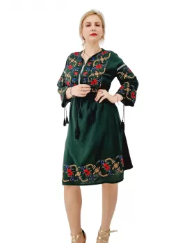 Rochie Traditionala cu broderie Lidia imagine