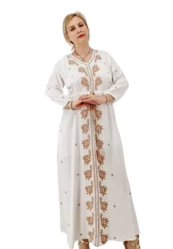 Rochie Traditionala cu broderie Sabina 2 imagine