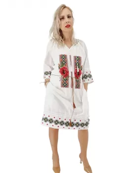 Rochie Traditionala Leila 10 imagine