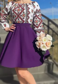 Rochie Traditionala stilizata cu Laura 9 imagine