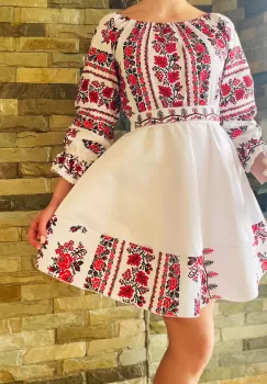 Rochie Traditionala stilizata Elena 10 imagine