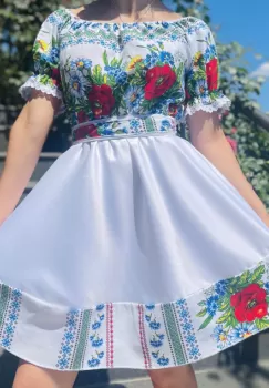 Rochie Traditionala stilizata Mara 3 imagine