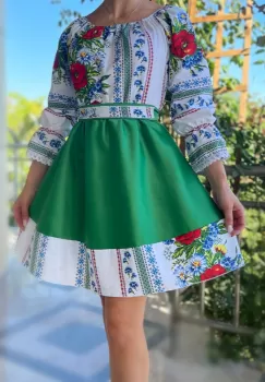 Rochie Traditionala stilizata Mara imagine