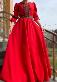 Rochie Traditionala Trandafira 2 imagine