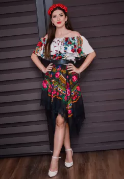 Rochie Women Floral Peonies imagine