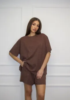 Set dama tricou si pantaloni scurti imagine