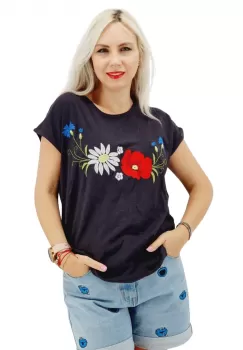 Tricou brodat Sanzi 6 imagine