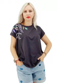 Tricou brodat Sanzi 7 imagine