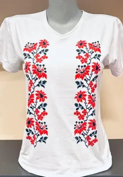 Tricou cu imprimeu traditional Alexis 10 imagine