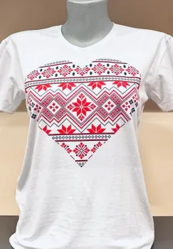 Tricou cu imprimeu traditional Alexis 12 imagine