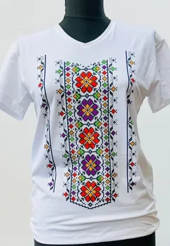 Tricou cu imprimeu traditional Alexis 6 imagine