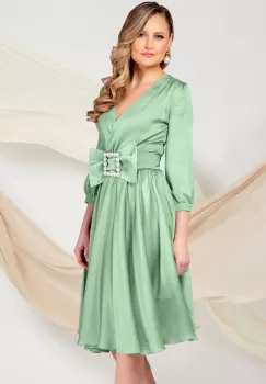 Rochie de ocazie Pretty Girl mint in clos cu cordon detasabil tip funda imagine
