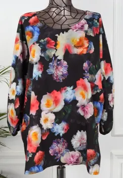 Bluza cu model floral Alinae imagine