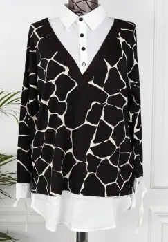 Bluza tip camasa Thalia imagine