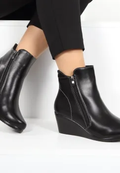 Botine imblanite Valeria imagine