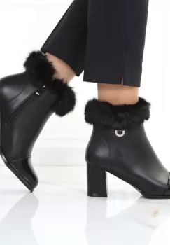 Botine negre Carma imagine