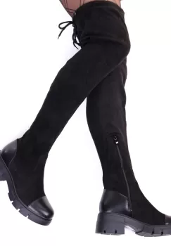 Cizme piele ecologica intoarsa Tiffany imagine